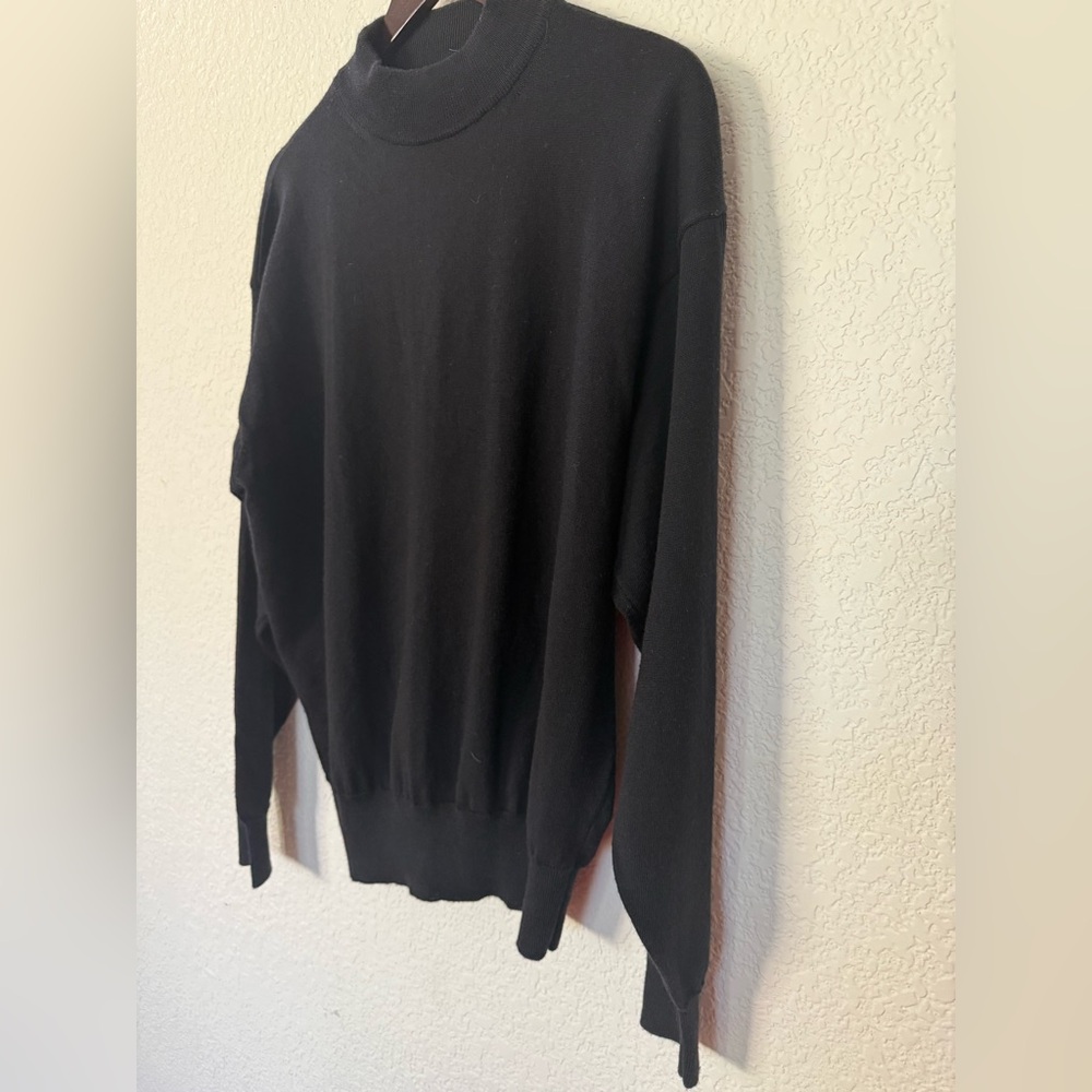 Pendleton Black Mock Turtleneck Men's Sweater - Picture 5 of 16